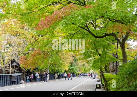 Vue extérieure de la maison de Kakunodate Samurai à Kakunodate, Japon Banque D'Images