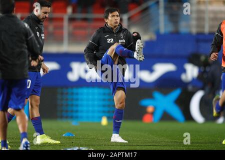 Eibar, Espagne. 18 janvier 2020. Takashi Iui (Eibar) Football : match de football espagnol 'la Liga Santander' entre SD Eibar 2-0 Atletico de Madrid à l'Estadio Municipal d'Ipurua à Eibar, Espagne . Crédit: Mutsu Kawamori/Aflo/Alay Live News Banque D'Images