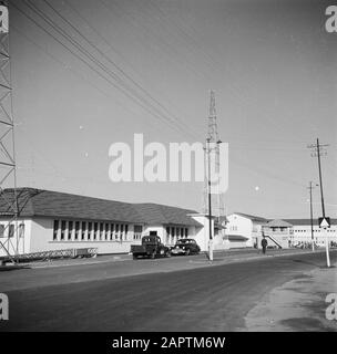 Voyage au Suriname et aux Antilles néerlandaises Le poste de police à Oranjestad à Aruba Date: 1947 lieu: Aruba, Oranjestad mots clés: Postes de police Banque D'Images