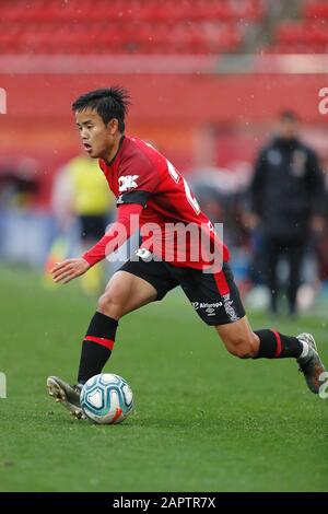 Takefusa Kubo (Majorque), 19 JANVIER 2020 - Football / Football : Espagnol 'la Liga Santander' match entre RCD Mallorca 4-1 Valencia CF au son Moix Stadium de Palma de Majorque, Espagne. (Photo de Mutsu Kawamori/AFLO) Banque D'Images