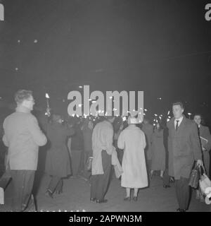 Entrée Nereus À Amsterdam Date: 27 Avril 1958 Lieu: Amsterdam, Noord-Holland Mots Clés: Entrée Banque D'Images