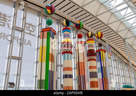 Sendai, OCT 23 : vue intérieure de l'aéroport de Sendai sur OCT 23, 2019 à Sendai, Japon Banque D'Images