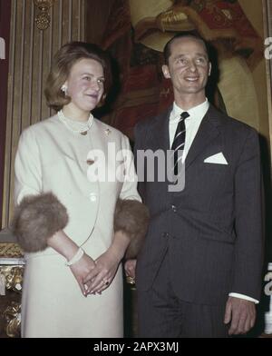 La princesse Irene et sa fiancée Carel Hugo; Banque D'Images