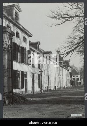 Stichting 1940-1945 Herstellingsoorden. Une aile du Palais Het Loo a été offerte par la Reine Wilhelmina comme lieu de réparation Date: 21 novembre 1945 lieu: Apeldoorn, Gueldre mots clés: Sites de réhabilitation, palais, sanatoriums, deuxième Guerre mondiale Nom du personnage: Wilhelmina, Queen Institutionname: Paleis Het Loo, Foundation 1940-1945 Banque D'Images