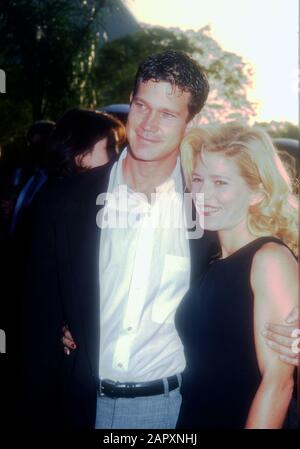 Hollywood, Californie, États-Unis 6 juin 1995 l'acteur Dylan Walsh et l'actrice Melora Walters assistent à Paramount Pictures 'Congo' Premiere le 6 juin 1995 à Paramount Studios à Hollywood, Californie, États-Unis. Photo De Barry King/Alay Stock Photo Banque D'Images