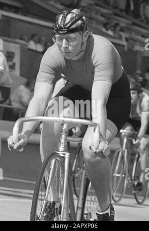 Championnats du monde de cyclisme 1979 au stade olympique d'Amsterdam. Truus van der plate ; Banque D'Images