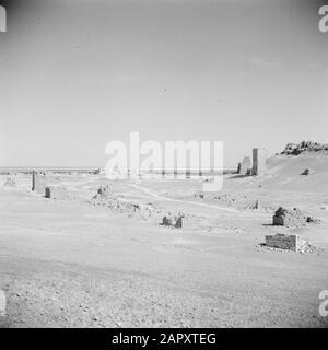 Moyen-Orient 1950-1955 : Syrie Vue De Palmyra Date : 1950 Lieu : Palmyra, Syrie Mots Clés : Panorama, Ruines Banque D'Images