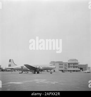 Moyen-Orient 1950-1955 : Egypte Aéroport Du Caire Date : 1950 Lieu : Le Caire, Egypte Mots Clés : Aérodromes Banque D'Images