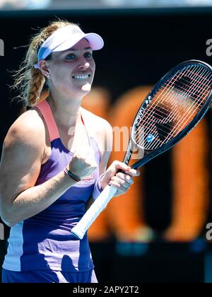 Melbourne, Australie. 25 janvier 2020. Tennis : Grand Chelem, Open D'Australie. Femmes, célibataires, 3ème tour, Giorgi (Italie) - Kerber (Allemagne). Angélique Kerber santé. Crédit: Frank Molter/Dpa/Alay Live News Banque D'Images