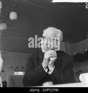 Série du chef Eugen Jochum Date : 14 avril 1961 Nom personnel : chef Eugen Jochum Banque D'Images