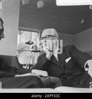 Série du chef Eugen Jochum Date : 14 avril 1961 Nom personnel : chef Eugen Jochum Banque D'Images