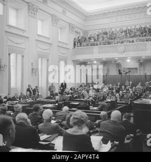 Débat De La Deuxième Chambre Sur La Question De La Nouvelle-Guinée Date : 24 Mai 1962 Lieu : La Haye, Zuid-Holland Mots Clés : Débats Banque D'Images