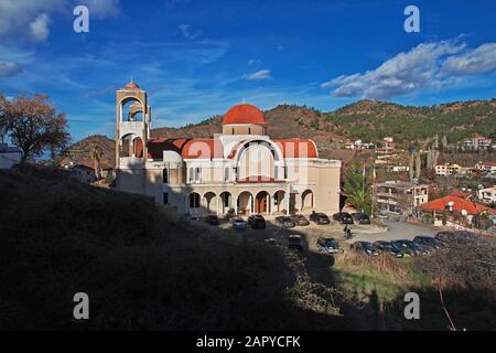 L'église du village de Kakopetria, Chypre Banque D'Images