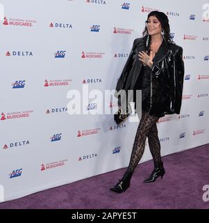Los Angeles, États-Unis. 25 janvier 2020. Le chanteur Kesha arrive pour le gala MusiCares Person of the Year en l'honneur d'Aerosmith au Los Angeles Convention Center de Los Angeles le vendredi 24 janvier 2020. Photo de Jim Ruymen/UPI crédit: UPI/Alay Live News Banque D'Images