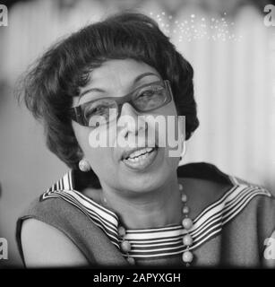 Josephine Baker Au Château Les Milandes Portrait J.b. Date : 26 Juin 1961 Lieu : France Nom Personnel : Baker, Josephine Banque D'Images