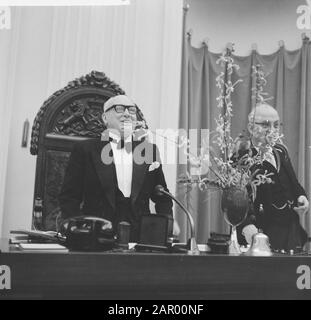 M. Kortenhorst, 75 ans. Hommage à la maison Date : le 14 novembre 1961 mots clés : les triations Banque D'Images