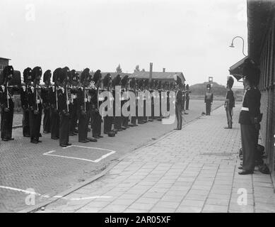 Gardes en uniformes de gala. Groupe Grenadiers Date : 9 Septembre 1948 Banque D'Images