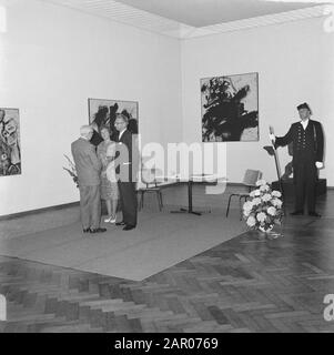 Trois hommes d'Aldermen ont dit au revoir, Steinmetz, Van t Hull e In t Veld Date: 3 septembre 1962 mots clés: Feeders, ALDERS Nom du personnage: Hull van T., In T. Veld Banque D'Images