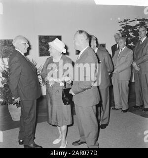 Trois hommes d'Aldermen ont dit au revoir, Steinmetz, Van t Hull e In t Veld Date: 3 septembre 1962 mots clés: Feeders, ALDERS Nom du personnage: Hull van T., In T. Veld Banque D'Images