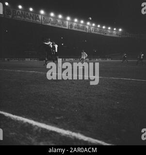 Reims contre Feijenoord. Coupe D'Europe. Moment Du Jeu Date: 7 Février 1963 Lieu: France, Reims Mots Clés: Sport, Football Institution Nom: Europa Cup, Feyenoord Banque D'Images