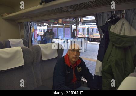 Passager à la gare centrale de Tokyo Banque D'Images