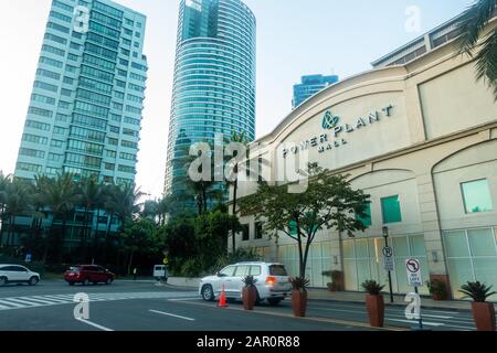 Manille, Philippines - façade du centre commercial de centrale électrique Banque D'Images