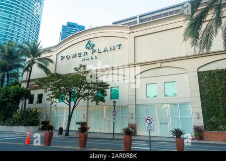 Manille, Philippines - façade du centre commercial de centrale électrique Banque D'Images