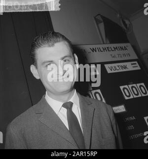 Cadre d'ancrage européen de championnat 47/1 à Apeldoorn, Boulanger (kop) belge Date: 14 mars 1965 lieu: Apeldoorn, Gueldre mots clés: CHAMPIONSHELS, KIPES, billard nom De La Personne: Boulanger Banque D'Images