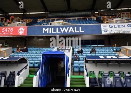 The Den, Londres, Royaume-Uni. 25 janvier 2020. Londres, ANGLETERRE - 25 JANVIER Détails du stade lors du 4ème match de la FA Cup entre Millwall et Sheffield United à la Den, Londres le samedi 25 janvier 2020. (Crédit: Ivan Yordanov | MI News)la photographie ne peut être utilisée qu'à des fins de rédaction de journaux et/ou de magazines, licence requise à des fins commerciales crédit: Mi News & Sport /Alay Live News Banque D'Images