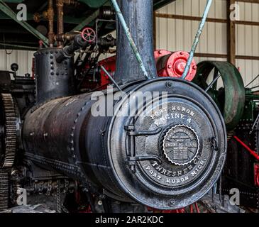 Port Huron Moteur Et Batteur Banque D'Images