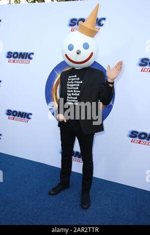 Los Angeles, États-Unis. 25 janvier 2020. Jack Box assiste à la première de 'sonic The Hedgehog' qui s'est tenue aux studios Paramount le 25 janvier 2020 à Los Angeles, Californie, États-Unis. (Photo Par Art Garcia/Sipa Usa) Crédit: Sipa Usa/Alay Live News Banque D'Images