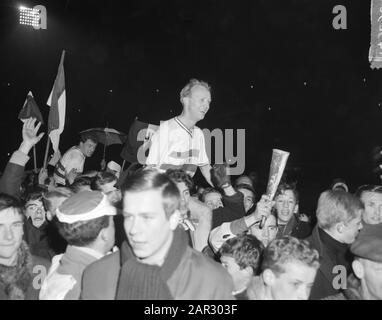Coupe Europa 1. Feyenoord contre Reims 1-1. Sport, football Nom personnel: Kruiver, Piet Nom de l'institution: Feyenoord Banque D'Images