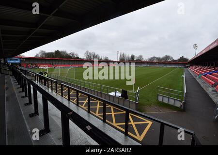 Salford, Royaume-Uni. 25 janvier 2020. Salford, ANGLETERRE - 25 JANVIER GV du Peninsula Stadium avant le match de la Sky Bet League 2 entre Salford City et Oldham Athletic à Moor Lane, Salford le samedi 25 janvier 2020. (Crédit: Eddie Garvey | MI News ) la photographie ne peut être utilisée qu'à des fins de rédaction de journaux et/ou de magazines, licence requise à des fins commerciales crédit: Mi News & Sport /Alay Live News Banque D'Images