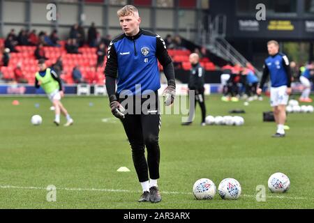 Salford, Royaume-Uni. 25 janvier 2020. Salford, ANGLETERRE - 25 JANVIER avant le match de la Sky Bet League 2 entre Salford City et Oldham Athletic à Moor Lane, Salford le samedi 25 janvier 2020. (Crédit: Eddie Garvey | MI News ) la photographie ne peut être utilisée qu'à des fins de rédaction de journaux et/ou de magazines, licence requise à des fins commerciales crédit: Mi News & Sport /Alay Live News Banque D'Images