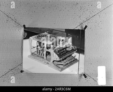 Ancienne machine à écrire du Musée de Vienne Annotation: Repronegative Date: 20 juillet 1971 lieu: Autriche, Vienne mots clés: Musées, machines à écrire Banque D'Images