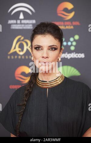 25 Janvier 2020, Malaga, Andalousie, Espagne: Maribel Verdu Assiste Au 34ème Goya Cinema Awards 2020 - Tapis Rouge Au Stade Jose Maria Martin Carpena Le 26 Janvier 2020 À Malaga, Espagne (Credit Image: © Jack Abuin/Zuma Wire) Banque D'Images