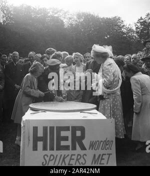 Soestdijk, Marijke timmers Date: 9 juillet 1949 lieu: Soestdijk, Utrecht Nom De La Personne: MARJESE, TIMMERS Banque D'Images