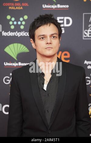 25 Janvier 2020, Malaga, Andalousie, Espagne: Jamie Cullum Assiste Au 34ème Prix Goya Cinema 2020 - Tapis Rouge Au Stade Jose Maria Martin Carpena Le 26 Janvier 2020 À Malaga, Espagne (Image De Crédit: © Jack Abuin/Zuma Wire) Banque D'Images