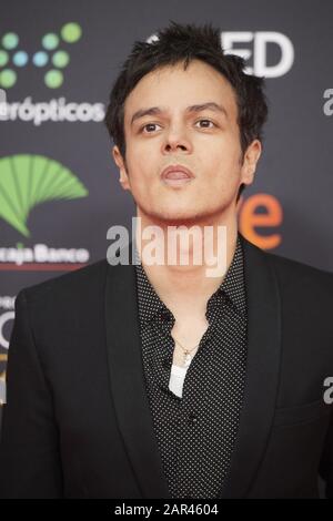 25 Janvier 2020, Malaga, Andalousie, Espagne: Jamie Cullum Assiste Au 34ème Prix Goya Cinema 2020 - Tapis Rouge Au Stade Jose Maria Martin Carpena Le 26 Janvier 2020 À Malaga, Espagne (Image De Crédit: © Jack Abuin/Zuma Wire) Banque D'Images