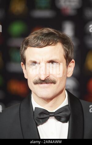 25 Janvier 2020, Malaga, Andalousie, Espagne: Julian Villagranan Assiste Au 34ème Goya Cinema Awards 2020 - Red Carpet Au Stade Jose Maria Martin Carpena Le 26 Janvier 2020 À Malaga, Espagne (Credit Image: © Jack Abuin/Zuma Wire) Banque D'Images