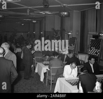 Tournoi Mondial Du Dam À Amsterdam Date: 5 Novembre 1956 Lieu: Amsterdam, Noord-Holland Mots Clés: Dames, Sports Banque D'Images