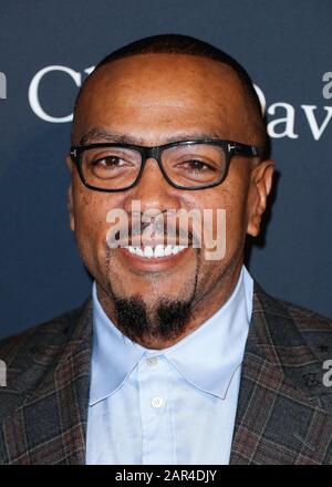 Beverly Hills, États-Unis. 25 janvier 2020. Beverly HILLS, LOS ANGELES, CALIFORNIE, États-Unis - 25 JANVIER: Timbaland arrive à l'Recording Academy Et au gala pré-GRAMMY 2020 de Clive Davis qui s'est tenu à l'hôtel Beverly Hilton le 25 janvier 2020 à Beverly Hills, Los Angeles, Californie, États-Unis. (Photo De Xavier Collin/Image Press Agency) Crédit: Image Press Agency/Alay Live News Banque D'Images