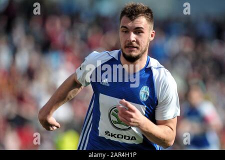 Mlada Boleslav, République Tchèque. 30 mars 2019. Nikolay KOMLICHENKO est transféré à Dynamo Moscou (Russie). Sur la photo se trouve Nikolay Komlichenko lors du 26ème match de football tchèque entre Mlada Boleslav contre Sparta Prague. Crédit: Slavek Ruta/Zuma Wire/Alay Live News Banque D'Images