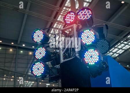 La lumière LED pour l'éclairage d'exposition Banque D'Images