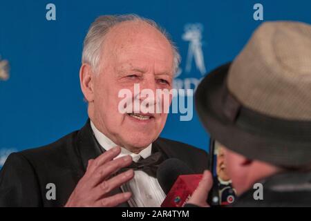 Werner Herzog assiste à la 34ème édition annuelle des prix ASC de la Société américaine des cinémagraphes à Ray Dolby Ballroom à Los Angeles, Californie, États-Unis, le 25 janvier 2020. | utilisation dans le monde entier Banque D'Images