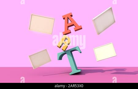 Rendu tridimensionnel . Concept art for Artists Banque D'Images
