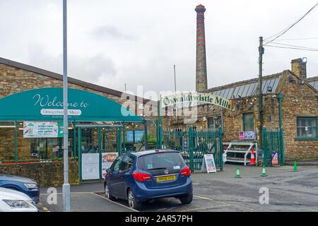 Centre Commercial Et Jardin Oswaldtwistle Mills, Accrington, Lancashire Banque D'Images