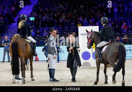 Amsterdam, Pays-Bas. 26 janvier 2020. La princesse Margarita de Bourbon de Parme au RAI à Amsterdam, le 26 janvier 2020, pour assister à l'édition Jumping Amsterdam 2020 crédit: Albert Nieboer/ Pays-Bas OUT/point de vue OUT |/dpa/Alay Live News Banque D'Images