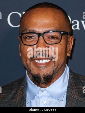 Beverly Hills, États-Unis. 25 janvier 2020. Beverly HILLS, LOS ANGELES, CALIFORNIE, États-Unis - 25 JANVIER: Timbaland arrive à l'Recording Academy Et au gala pré-GRAMMY 2020 de Clive Davis qui s'est tenu à l'hôtel Beverly Hilton le 25 janvier 2020 à Beverly Hills, Los Angeles, Californie, États-Unis. (Photo De Xavier Collin/Image Press Agency) Crédit: Image Press Agency/Alay Live News Banque D'Images