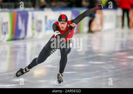 Heerenveen, Pays-Bas. 26 janvier 2020. Heerenveen, stade de glace Thialf, 26-01-2020, saison 2019/2020, Championnat néerlandais Allround et Sprint. Jan Blokhuijsen au cours du match NK Allround et Sprint 26-01-2020 crédit: Pro Shots/Alay Live News Banque D'Images